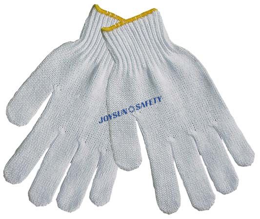CK01 Economic 7 gauge Cotton-Polyester Blend String Knitted Work Gloves