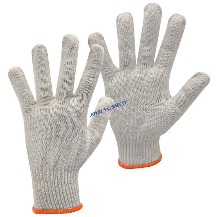 CK02 Natural/Bleach 10 Gauge String Knit Work Gloves