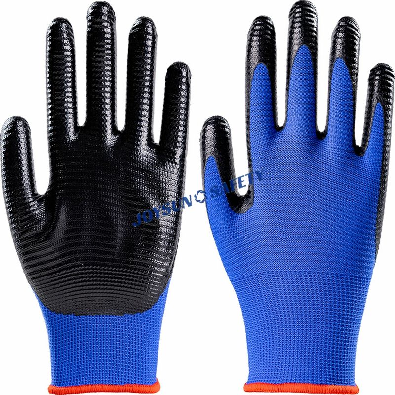 NP009 13-Gauge U3 Polyester Nitrile Dipped Work Gloves Sizes 7-11