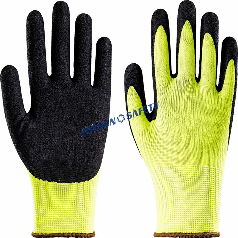 NP016 Anti-Cut Nitrile Grip Work Gloves