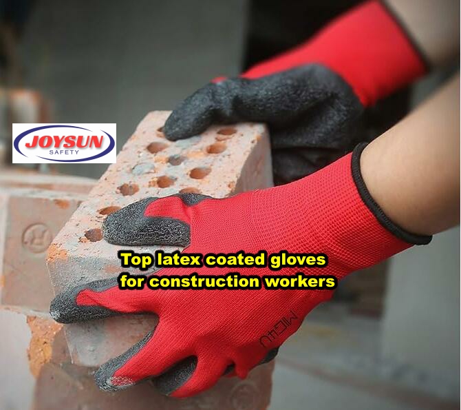 latex coated gloves